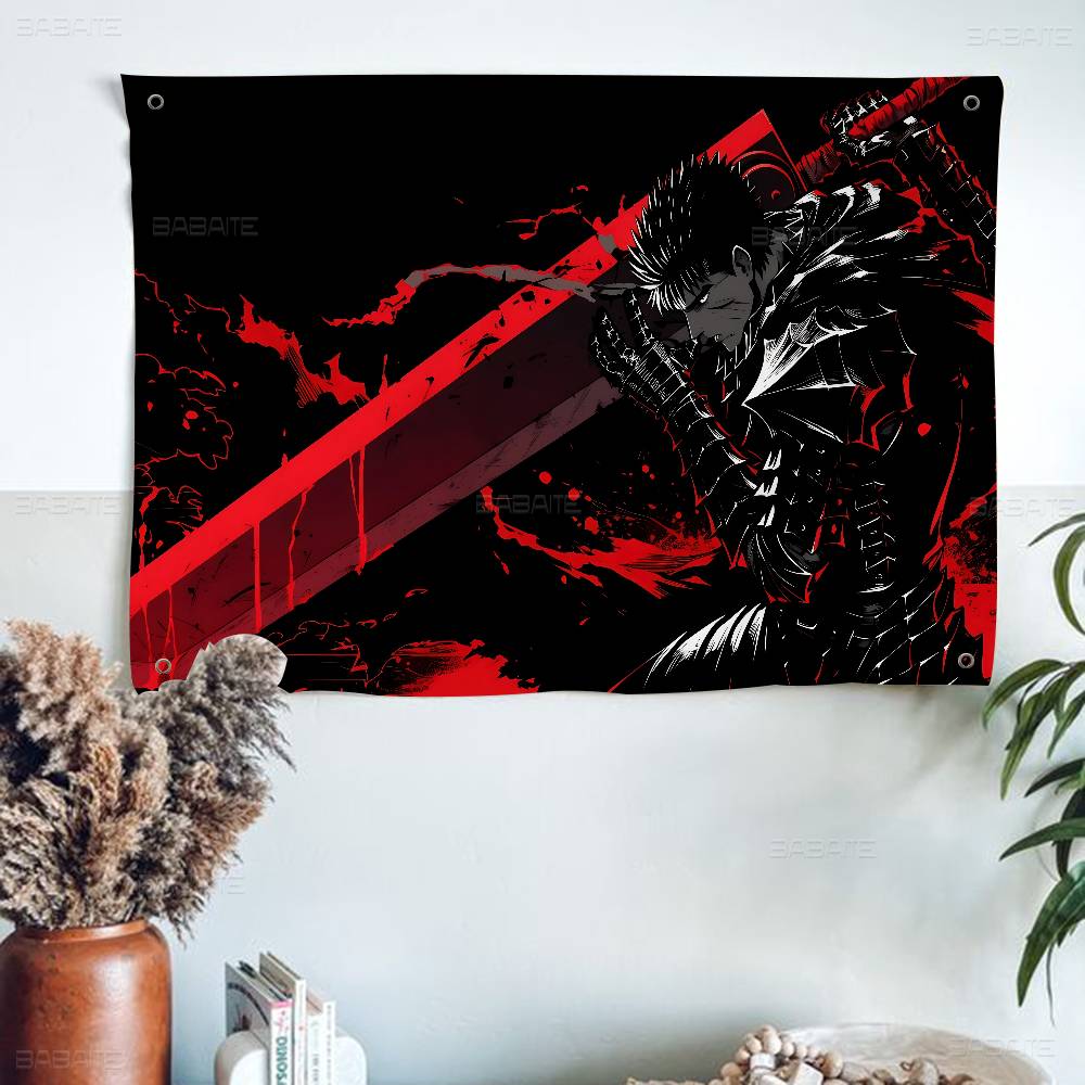 Commercial Printing Company - Vintage Minimalist Gothic Manga Anime B-Berserk
