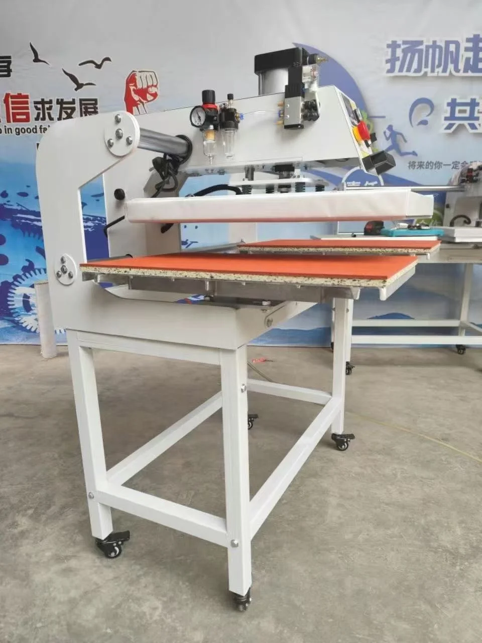 40*60cm Dual Beds Sublimation  - Commercial Fabric Printing Machine ulasan dan harga