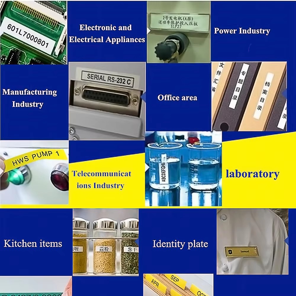 10PCS 12mm Tape Label TZ TZE-9 - Label Maker ulasan dan harga