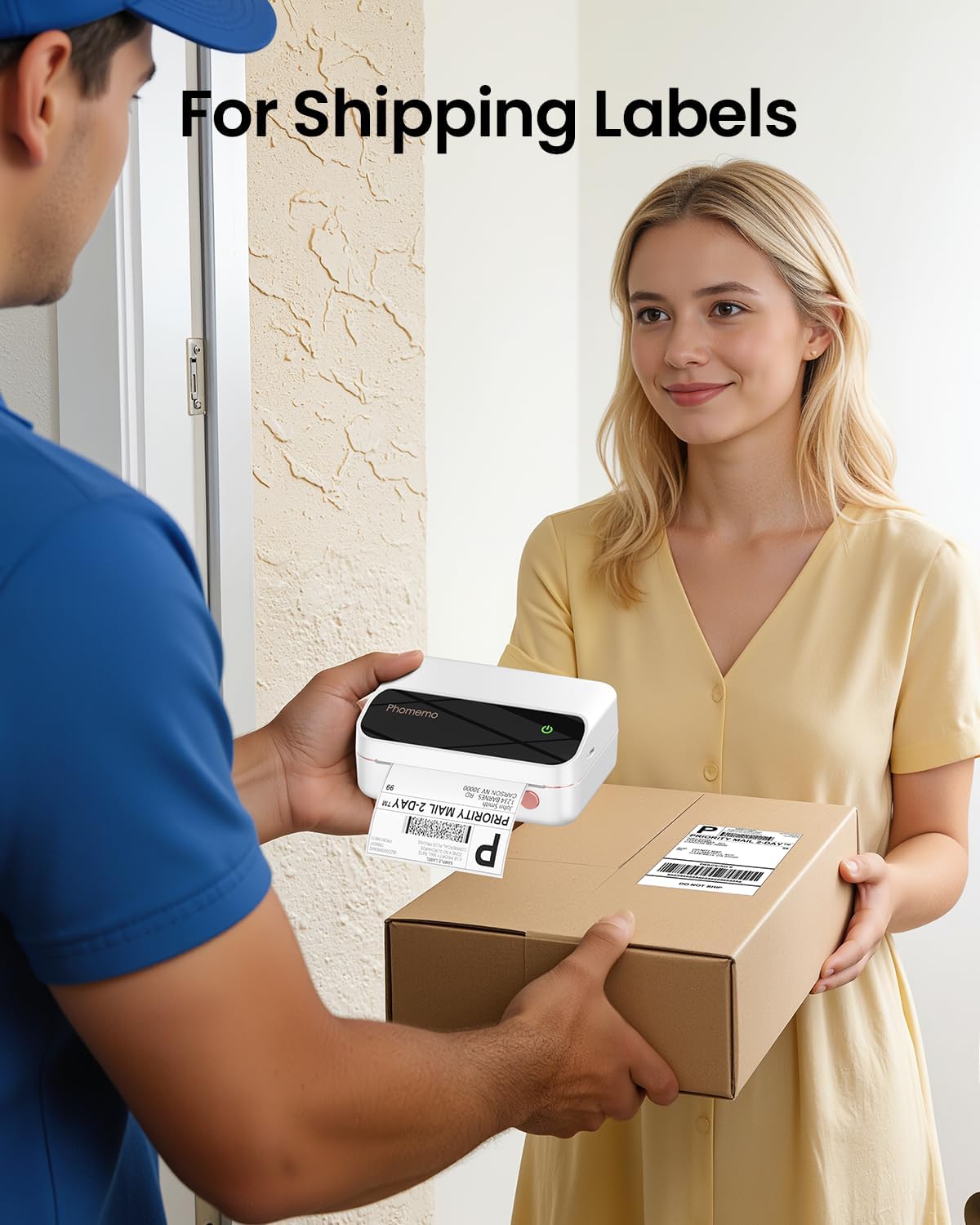White 4x6 Thermal Shipping Sti - Label Maker ulasan dan harga